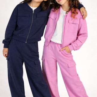 Fato de treino multi-bolsos